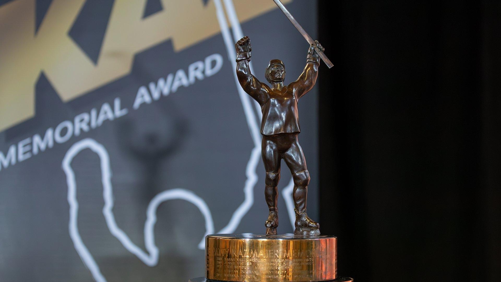 The Patty Kazmaier Memorial Award Trophy